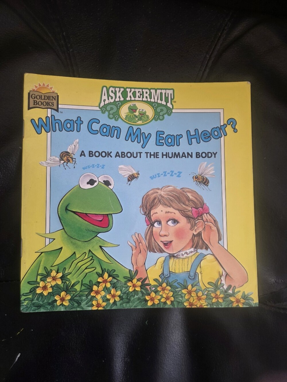 Ask Kermit, What Can My Ear Hear? Human Body Golden Book Sesame Street Muppets